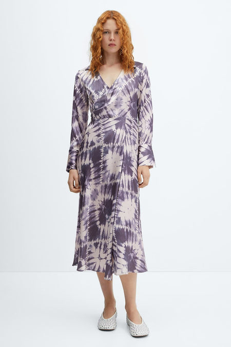 Robe &agrave; manches longues - multicolor