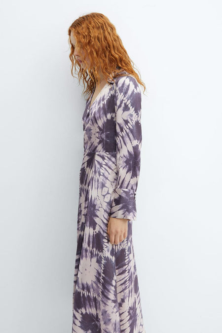 Robe &agrave; manches longues - multicolor