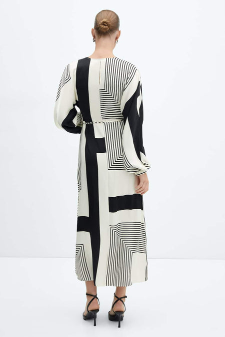 Robes manches longues Beige - Mango