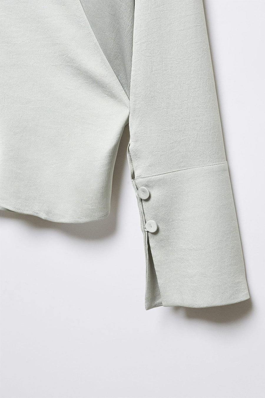 Chemise &agrave; manches longues - argent - MANGO - 5