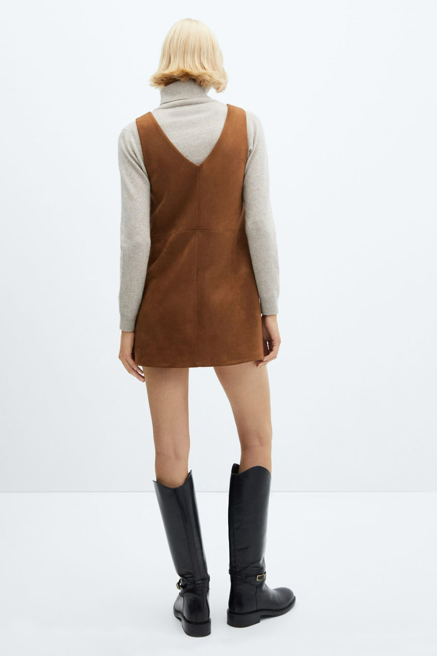 Robe courte - brun