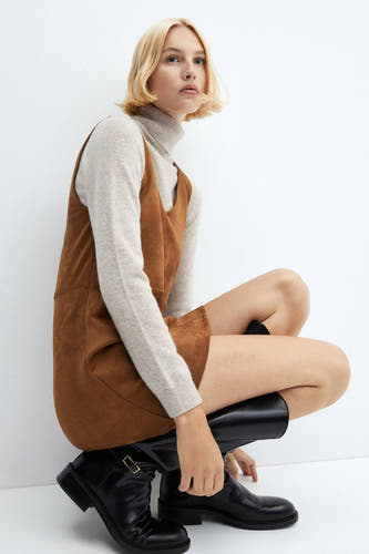 Robe courte - brun