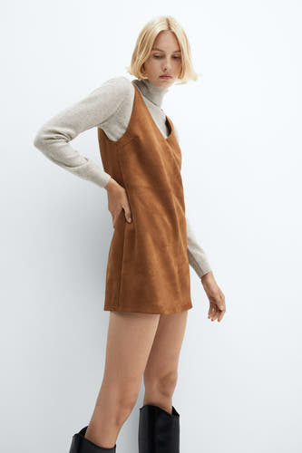 Robe courte - brun