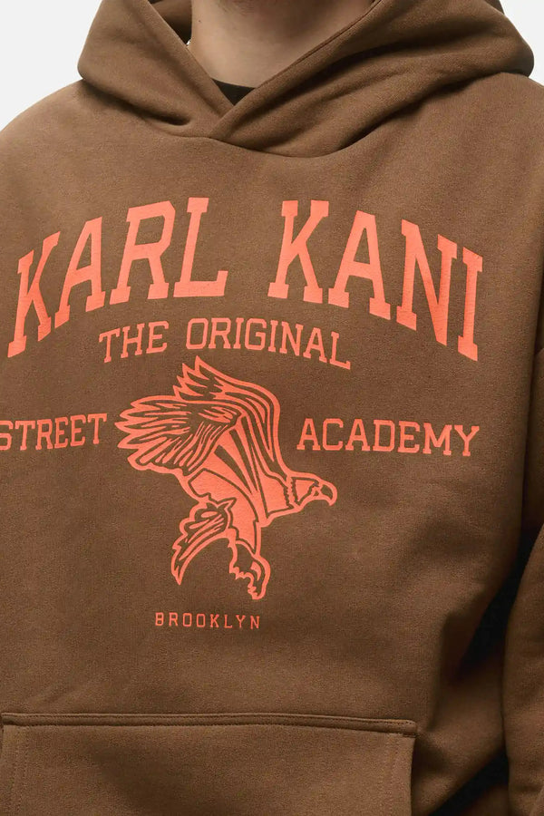Sweat à capuche Brun - KARL KANI