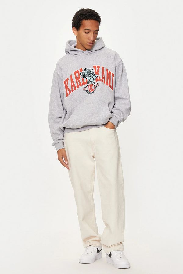 Sweat à capuche Gris - KARL KANI