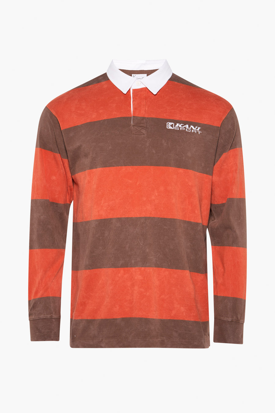 Polo à manches longues - rouge - Karl Kani - 1