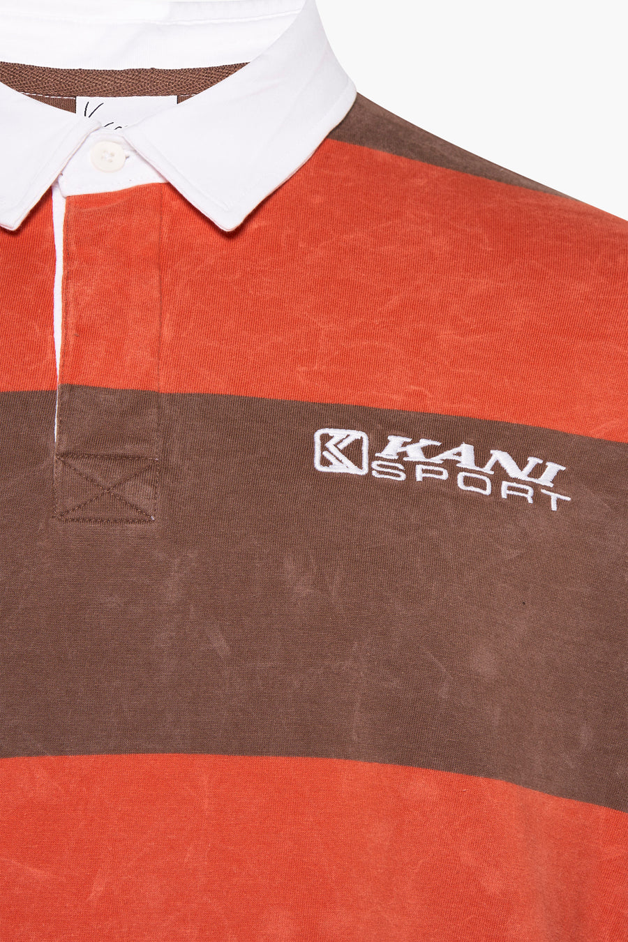 Polo à manches longues - rouge - Karl Kani - 4