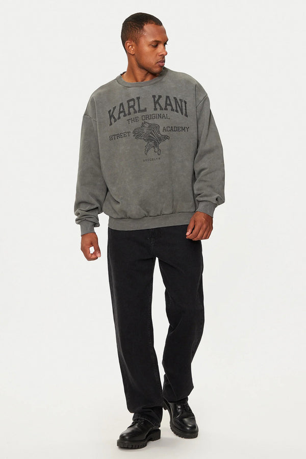 Sweat col O Gris - KARL KANI