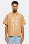 Chemise (manches courtes) Beige - KARL KANI