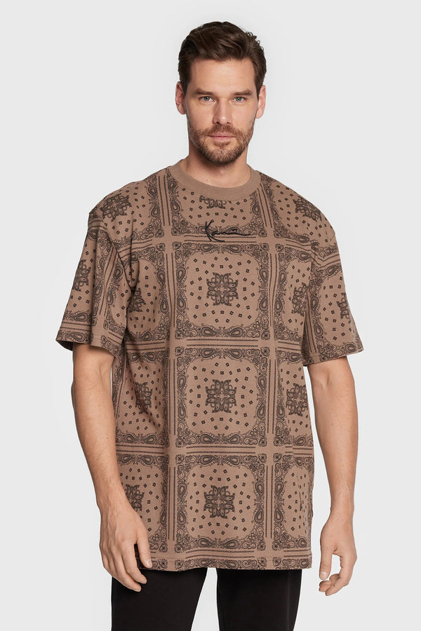 T-shirt (manches courtes) Brun - KARL KANI