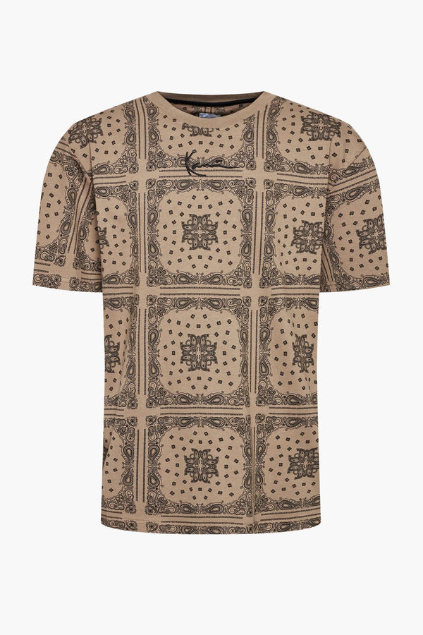 T-shirt (manches courtes) Brun - KARL KANI