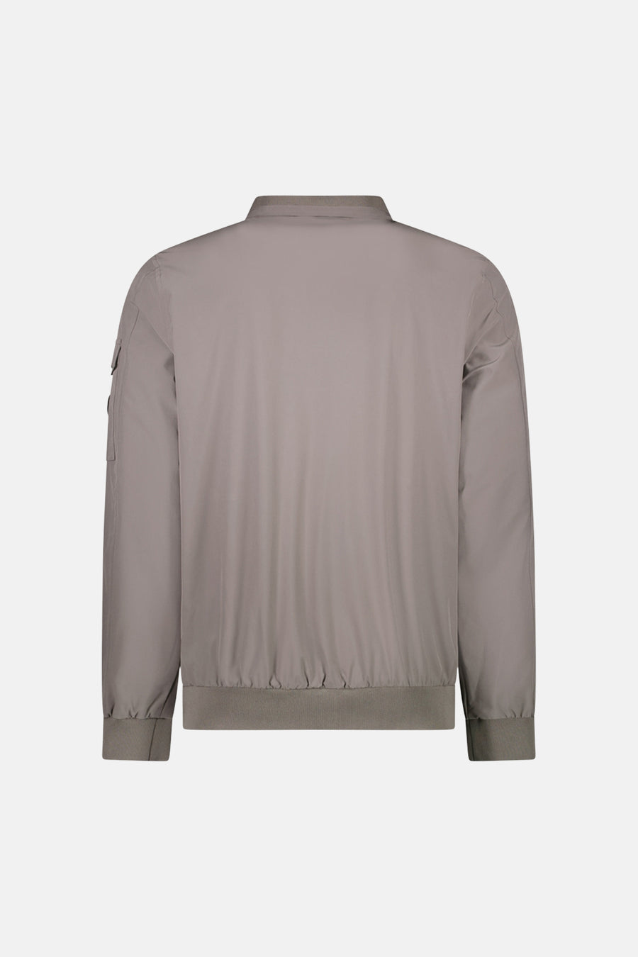 Veste courte grise de Cars, vue de dos, avec poignets élastiques.