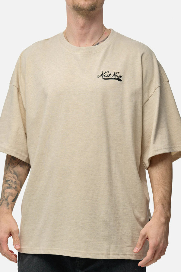 T-shirt (manches courtes) Écru - KARL KANI