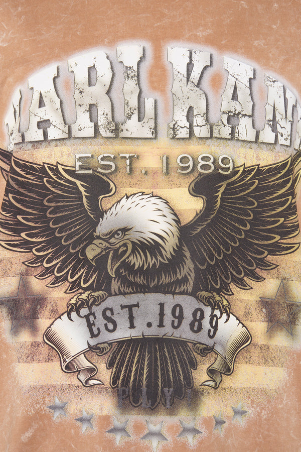 T-shirt (manches courtes) Beige - KARL KANI