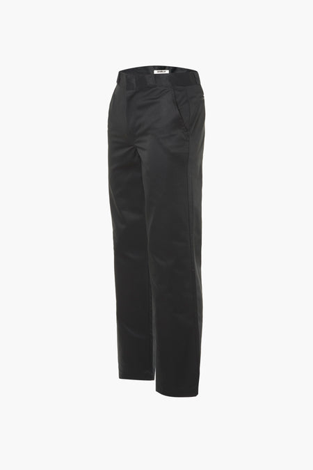 Chino noir de CATERPILLAR, uni et droit.
