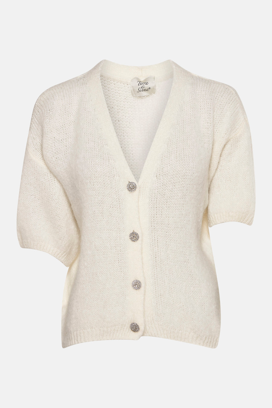 Cardigan - blanc - Terra di Siena