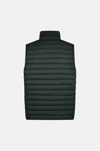 Gilet Cars pour enfant, matelassé avec un col montant et un logo dans le dos.