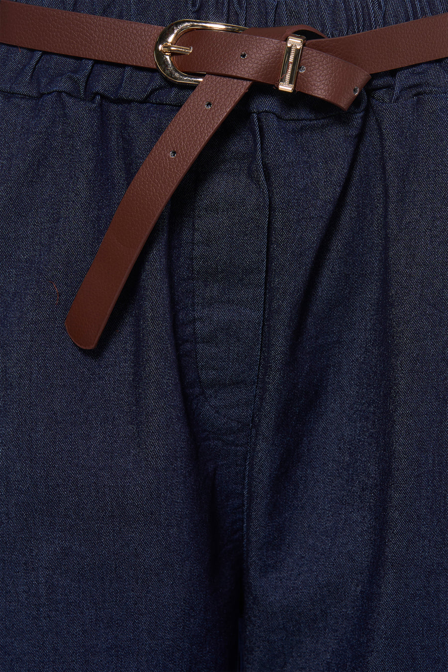 BARREL TDS - dark blue denim