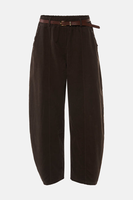 Pantalon 5 poches - brun