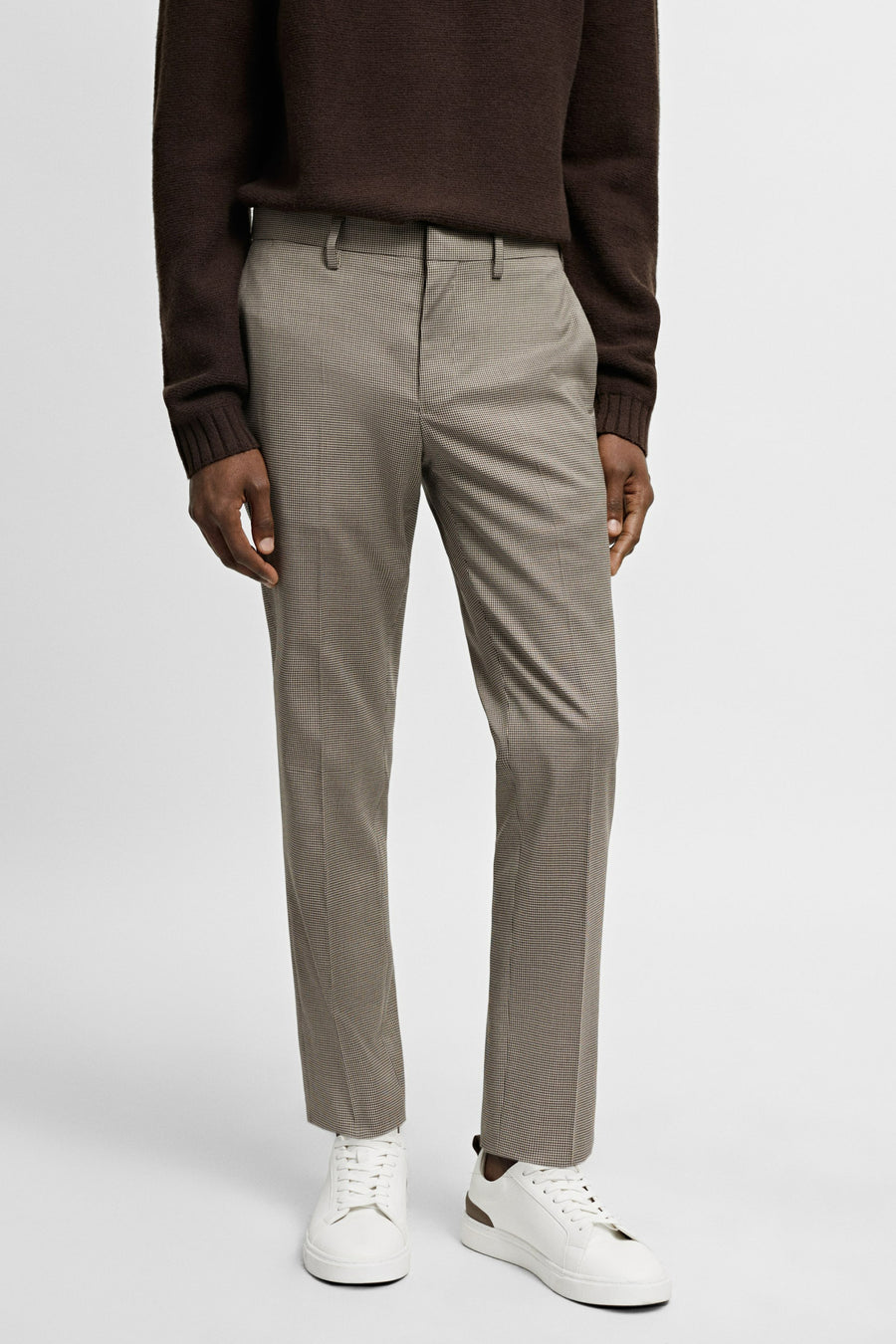 Pantalon costume - beige - MANGO