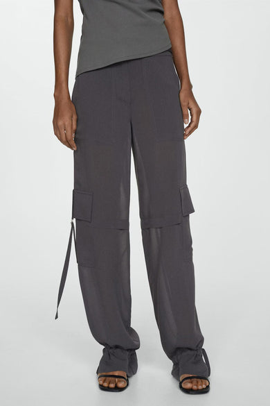 Pantalon cargo - brun