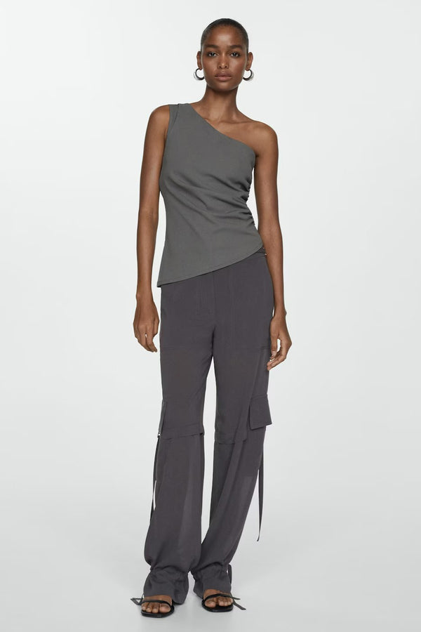 Pantalon cargo Brun - Mango