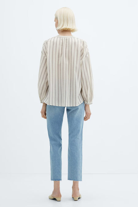 Chemise à manches longues - blanc