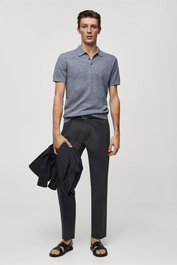 Pantalon de costume Bleu - Mango