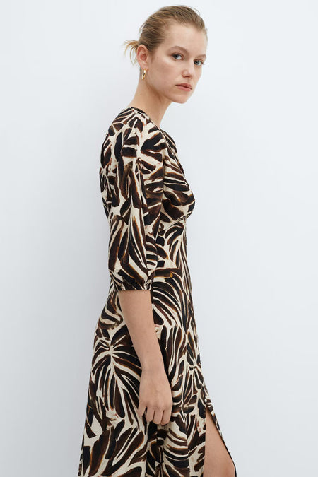 Robe à manches courtes - blanc