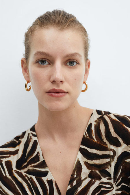 Robe à manches courtes - blanc