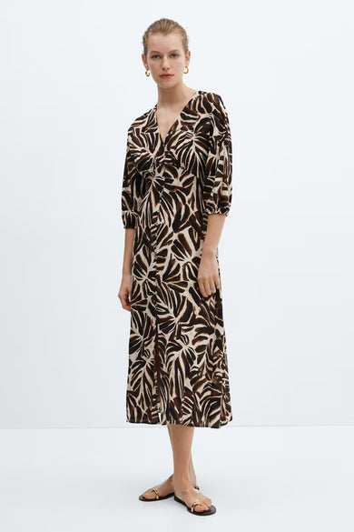 Robe à manches courtes - blanc