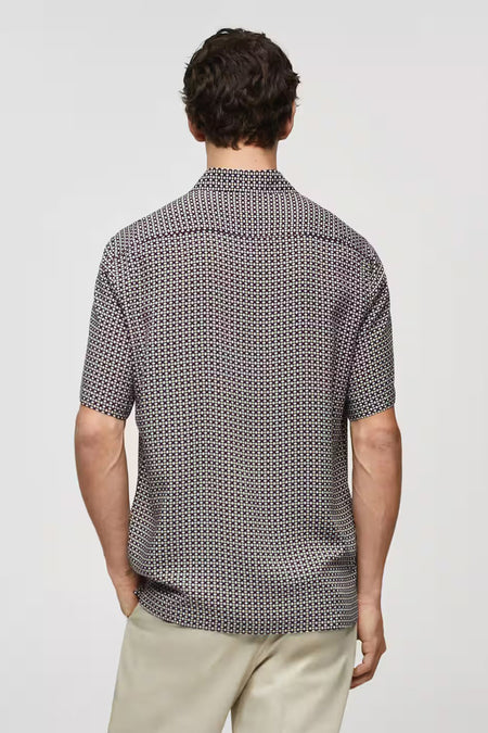 Chemise (manches courtes) Bleu - Mango