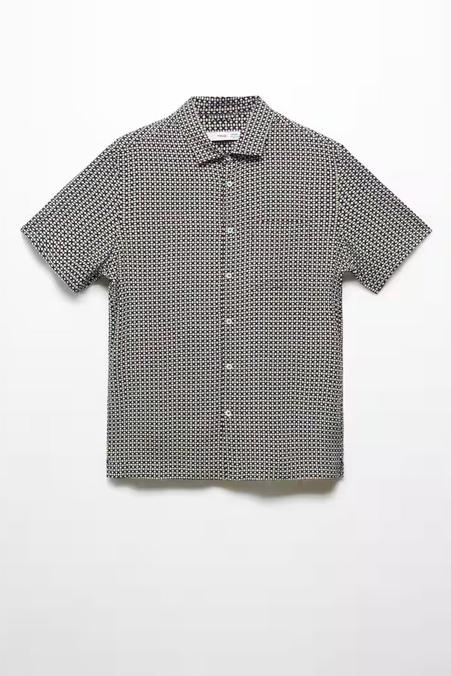 Chemise à manches courtes - bleu - MANGO