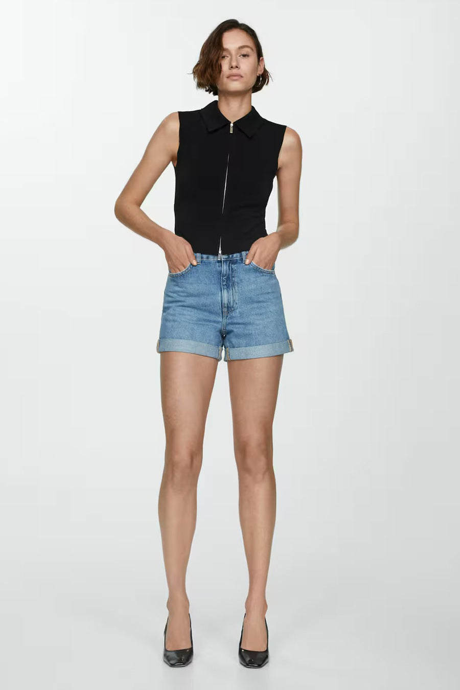 Short - denim - MANGO - 2