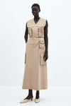 Jupe longue Brun - Mango