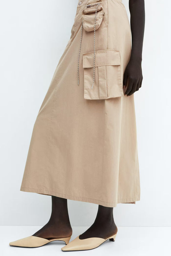 Jupe longue Brun - Mango