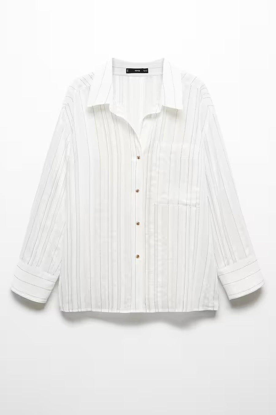 Chemise à manches longues - blanc