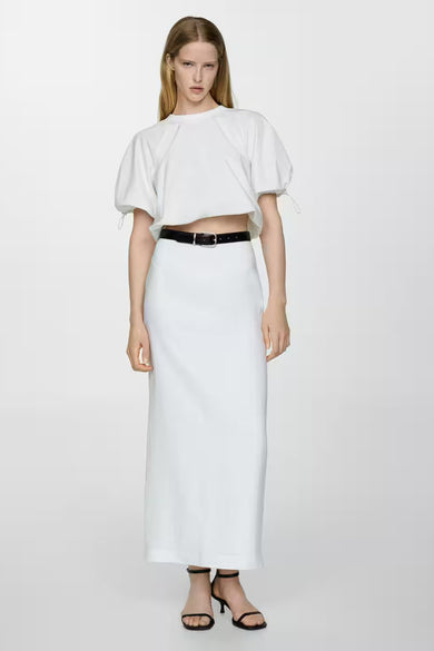 Chemisier (manches courtes) Blanc - Mango