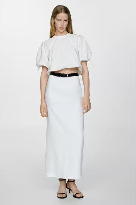 Chemisier (manches courtes) Blanc - Mango
