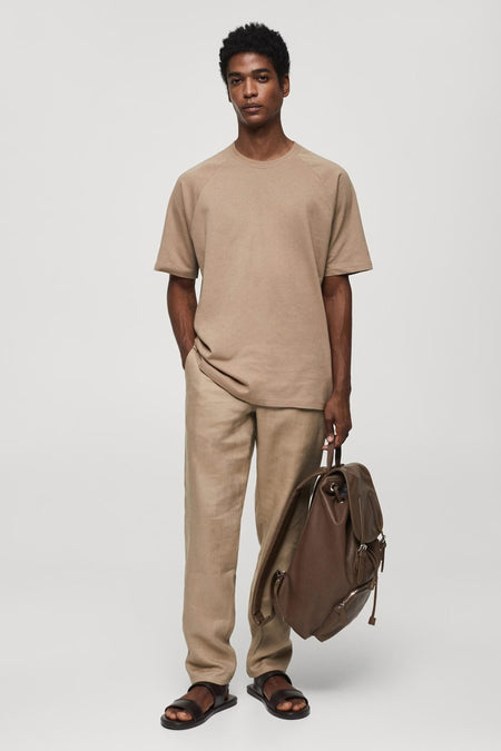 T-shirt à manches courtes - beige