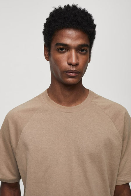 T-shirt à manches courtes - beige