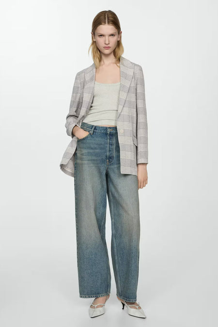 Blazer Gris - Mango