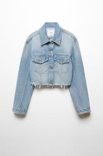 Veste de pluie - mid blue denim - MANGO
