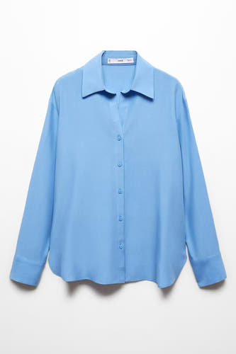 Chemise &agrave; manches longues - bleu