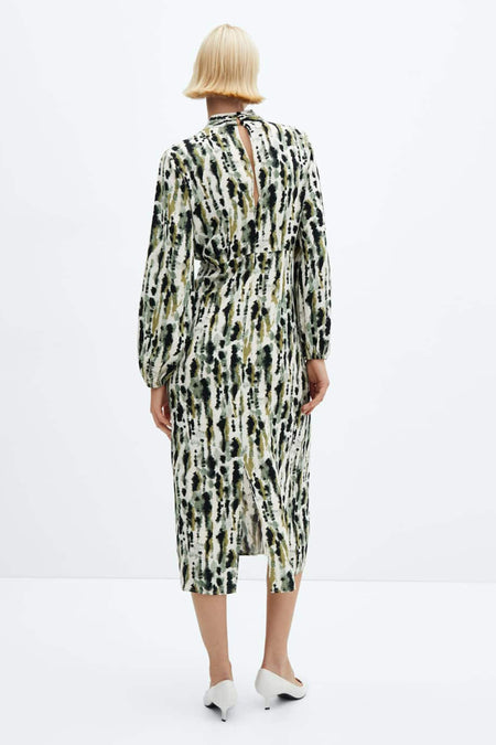 Robe &agrave; manches longues - beige