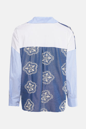 Chemise à manches longues - bleu - Terra di Siena - 4