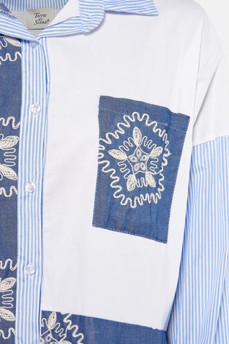 Chemise à manches longues - bleu - Terra di Siena - 4