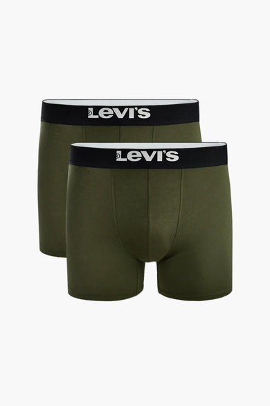 Twee groene Levi's boxershorts.