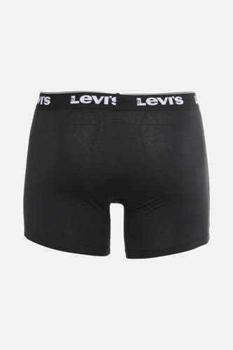 Short de boxers Levi Levi's avec une ce tailleband marque logo surk sur fond fond blanc.