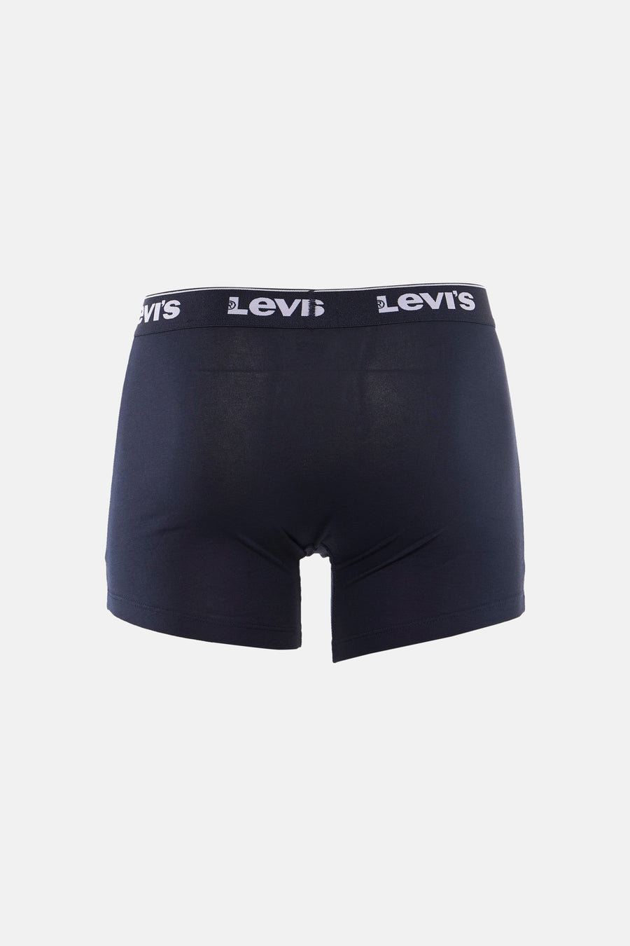 Boxer bleu de Levi's avec une ceinture élastique avec logo, dos.